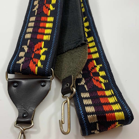 Vintage ~ Vibrant ~ Bobby Lee Guitar Strap 60s 70s - Picture 3 of 3